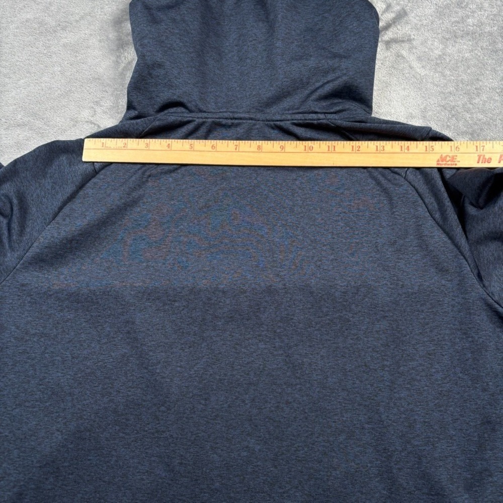 UNRL Crossover Hoodie II Mens Large Blue Performance Tech Stretch Pullover - Picture 11 of 12
